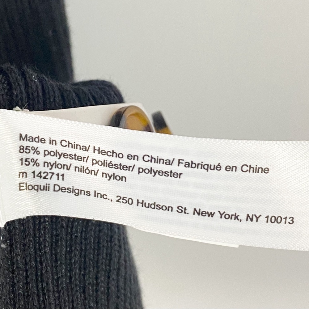 NWT Eloquii Asymmetrical Button Sweater Dress‎ Mo… - image 11